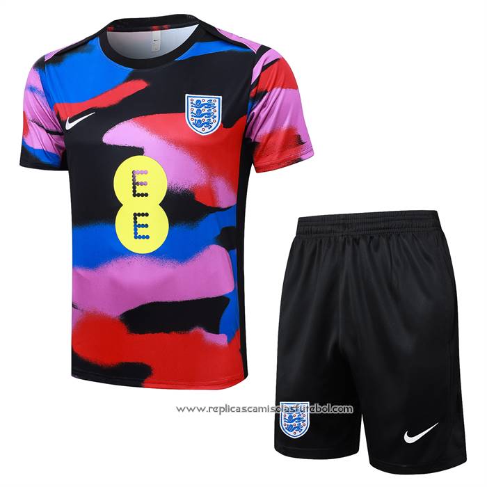 Fato de Treino Inglaterra 2025-2026 Manga Curta Multicolor - Calcas Curta